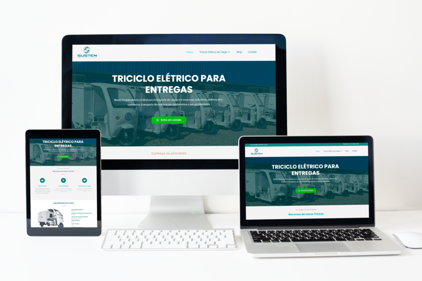 Home site veiculo eletrico