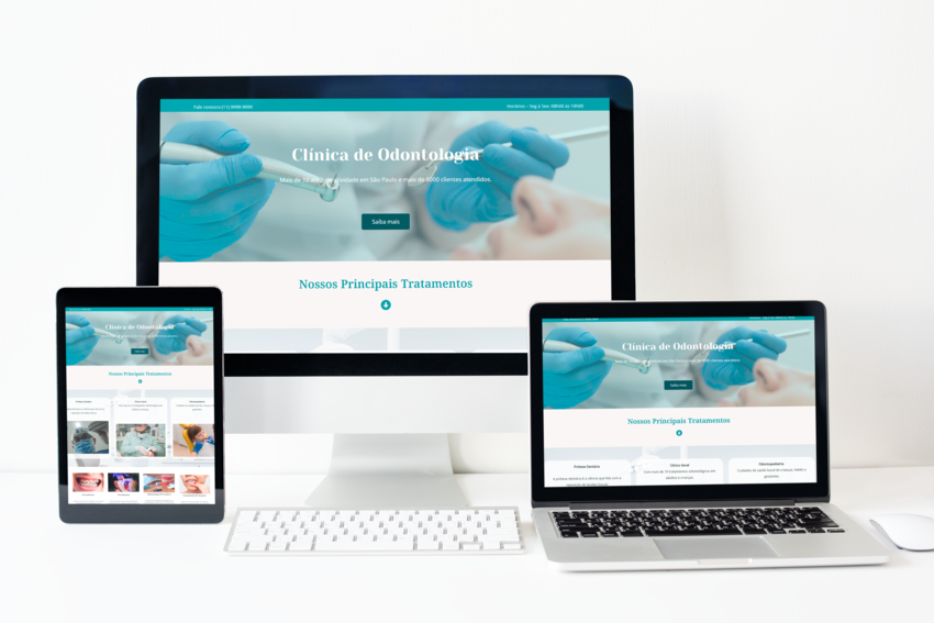Home site para dentista