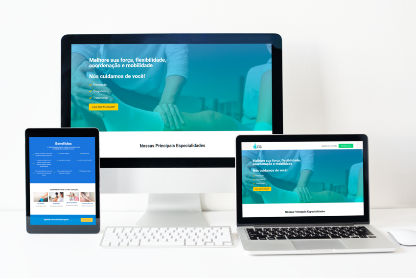 Home site para fisioterapeuta
